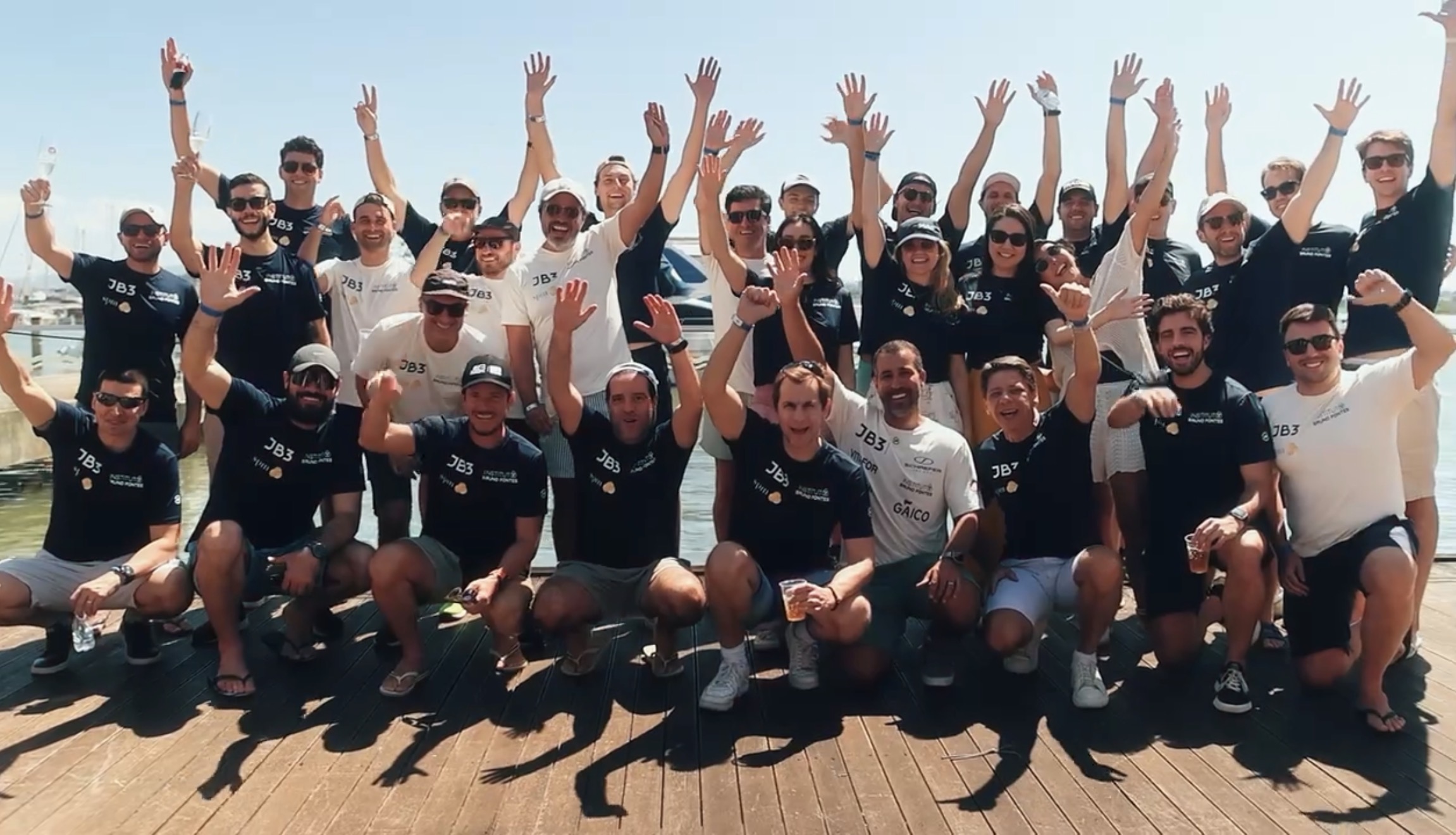 Equipe JB3 no Sailing Experience em Florianópolis